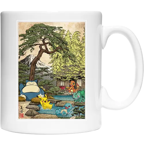 School of witchcraft and wizard woodblock - Keramiktasse