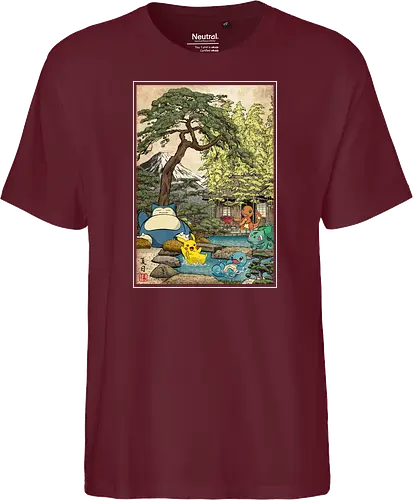 School of witchcraft and wizard woodblock - Fairtrade T-Shirt