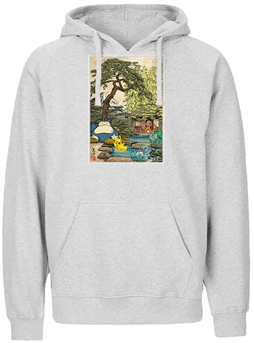 School of witchcraft and wizard woodblock - Fairtrade Hoodie