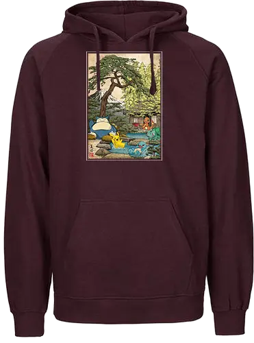 School of witchcraft and wizard woodblock - Fairtrade Hoodie