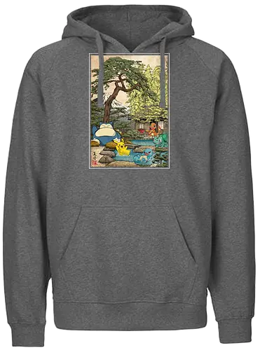 School of witchcraft and wizard woodblock - Fairtrade Hoodie