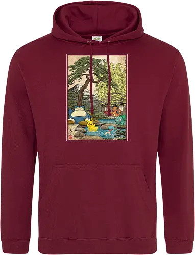 School of witchcraft and wizard woodblock - Standard Hoodie
