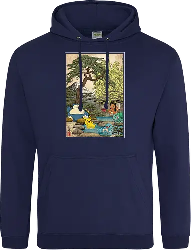 School of witchcraft and wizard woodblock - Standard Hoodie
