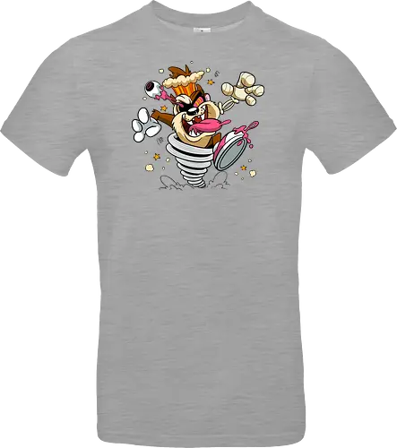 Freaky Wirbelwind Teufel - freaky Wirbelwind Teufel Art, Cartoon Horror Underground, wilder brauner Teufel dunkles Shirt, Horror Cartoon Wirbelwind, Taz, Taz freaky, cartoon horror, Teufel Auge hervorquellend Art, dunkles wildes Pop Art, alternativer freaky Teufel, verrückte Cartoon Mode, chaotischer Teufel Explosion Art, Underground dunkles Geek, Horror Nostalgie 90er Cartoon, Punk Teufel Cartoon, alternative Cartoon Shirt, dunkle Retro Teufel Art, chaotischer Cartoon Wirbelwind - Standard T-Shirt