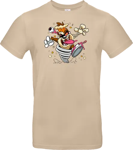 Freaky Wirbelwind Teufel - freaky Wirbelwind Teufel Art, Cartoon Horror Underground, wilder brauner Teufel dunkles Shirt, Horror Cartoon Wirbelwind, Taz, Taz freaky, cartoon horror, Teufel Auge hervorquellend Art, dunkles wildes Pop Art, alternativer freaky Teufel, verrückte Cartoon Mode, chaotischer Teufel Explosion Art, Underground dunkles Geek, Horror Nostalgie 90er Cartoon, Punk Teufel Cartoon, alternative Cartoon Shirt, dunkle Retro Teufel Art, chaotischer Cartoon Wirbelwind - Standard T-Shirt