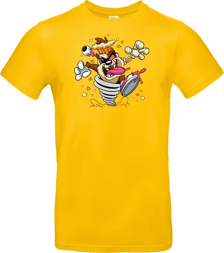 Freaky Wirbelwind Teufel - freaky Wirbelwind Teufel Art, Cartoon Horror Underground, wilder brauner Teufel dunkles Shirt, Horror Cartoon Wirbelwind, Taz, Taz freaky, cartoon horror, Teufel Auge hervorquellend Art, dunkles wildes Pop Art, alternativer freaky Teufel, verrückte Cartoon Mode, chaotischer Teufel Explosion Art, Underground dunkles Geek, Horror Nostalgie 90er Cartoon, Punk Teufel Cartoon, alternative Cartoon Shirt, dunkle Retro Teufel Art, chaotischer Cartoon Wirbelwind - Standard T-Shirt