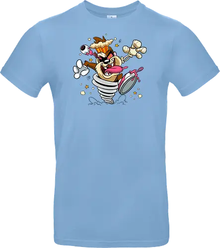 Freaky Wirbelwind Teufel - freaky Wirbelwind Teufel Art, Cartoon Horror Underground, wilder brauner Teufel dunkles Shirt, Horror Cartoon Wirbelwind, Taz, Taz freaky, cartoon horror, Teufel Auge hervorquellend Art, dunkles wildes Pop Art, alternativer freaky Teufel, verrückte Cartoon Mode, chaotischer Teufel Explosion Art, Underground dunkles Geek, Horror Nostalgie 90er Cartoon, Punk Teufel Cartoon, alternative Cartoon Shirt, dunkle Retro Teufel Art, chaotischer Cartoon Wirbelwind - Standard T-Shirt