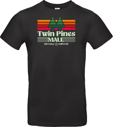 Twin Pines Shopping Mall  - 80s, 1980s, 80s movies, 90s, california, geek, hill valley, movies, nerd, nostalgia, retro, sci fi, time travel, twin pines mall, vintage - Standard T-Shirt