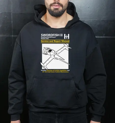 Modifizierter MONO Racer Weltraumjäger Technisches Servicehandbuch - Weltraumjäger technisches Handbuch, modifizierter MONO Racer, Haynes Parodie Anime Kunst, Vintage Raumschiff Design, Geek Weltraumjäger Druck, Anime technisches Handbuch Kunst, Weltraumjäger Shirt, axiale Fusionsturbine Design, Anime technisches Schiff Druck, Haynes Parodie Kunst, Anime Nerd Shirt, exklusives Weltraumjäger Design, Sci-Fi Schiff Druck, Premium Anime technische Kunst, Space Western Shirt - Cropped Hoodie