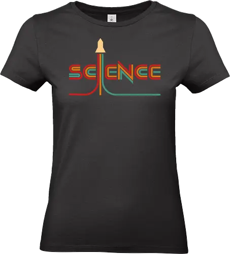 Simply Science - science, curiosity, engineer, geek, minimalist, nerd, physics, retro, rocket, science lover, science student, space, stem, vintage, exploration - Standard T-Shirt (Frauen)