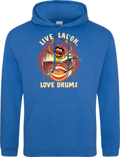 Love Drums - puppet, Animal, Mayhem, Drums - Standard Hoodie