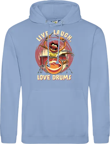 Love Drums - puppet, Animal, Mayhem, Drums - Standard Hoodie