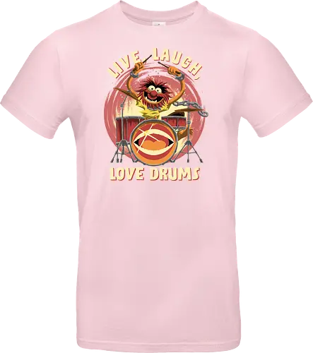 Love Drums - puppet, Animal, Mayhem, Drums - Standard T-Shirt