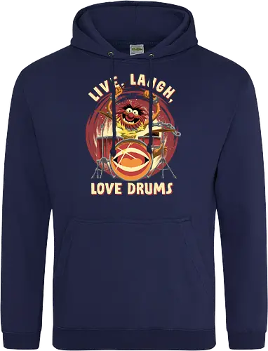 Love Drums - puppet, Animal, Mayhem, Drums - Standard Hoodie