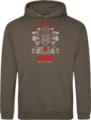 ANIMAL - SPOOKY, GAMER, GEEK, TARSIER, VIDEO GAME, TERROR, HORROR, LAMB, SHEEP, ANIMAL - Standard Hoodie