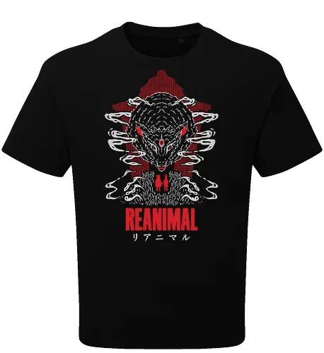 ANIMAL - SPOOKY, GAMER, GEEK, TARSIER, VIDEO GAME, TERROR, HORROR, LAMB, SHEEP, ANIMAL - Oversize T-Shirt