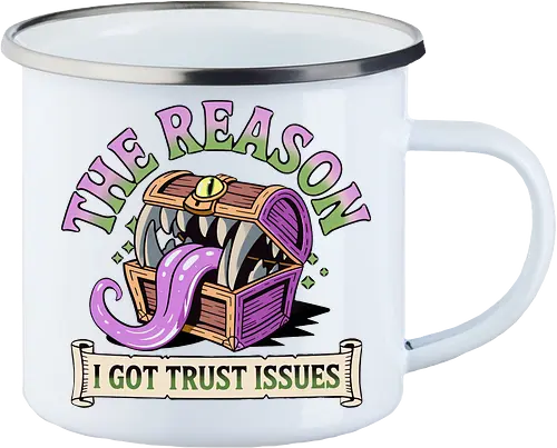 The reason I got trust issues - dnd mimic, trust issues, ttrpg gift, dungeon master, critical role, dnd monster, goblin dice, critical hit - Emailletasse