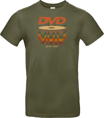 DVD Video 95 - Physical media, real media, dvd, cd, blu ray, digital code, real games, own game, own the game, 90s, 1995, gaming, gamergate - Standard T-Shirt