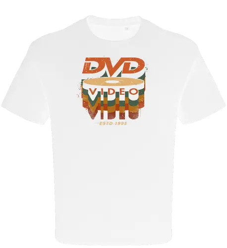 DVD Video 95 - Physical media, real media, dvd, cd, blu ray, digital code, real games, own game, own the game, 90s, 1995, gaming, gamergate - Oversize T-Shirt