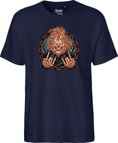 Rider from Hell - Comic, comics, comic book, antihero, movie, film, character, motorcyclist, Paranormal - Fairtrade T-Shirt
