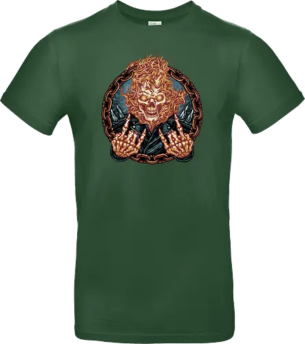 Rider from Hell - Comic, comics, comic book, antihero, movie, film, character, motorcyclist, Paranormal - Standard T-Shirt
