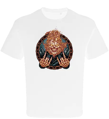 Rider from Hell - Comic, comics, comic book, antihero, movie, film, character, motorcyclist, Paranormal - Oversize T-Shirt