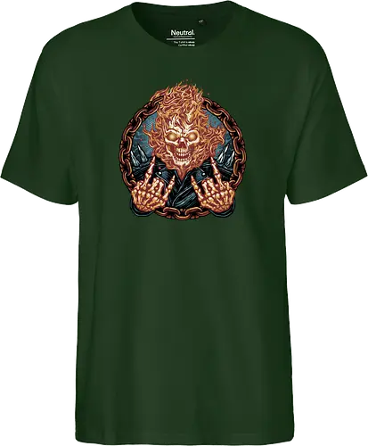 Rider from Hell - Comic, comics, comic book, antihero, movie, film, character, motorcyclist, Paranormal - Fairtrade T-Shirt