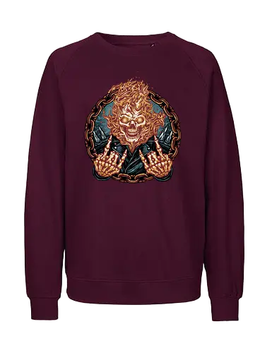 Rider from Hell - Comic, comics, comic book, antihero, movie, film, character, motorcyclist, Paranormal - Fairtrade Sweatshirt