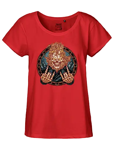 Rider from Hell - Comic, comics, comic book, antihero, movie, film, character, motorcyclist, Paranormal - Fairtrade Girl Shirt