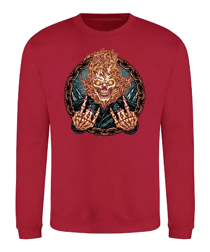 Rider from Hell - Comic, comics, comic book, antihero, movie, film, character, motorcyclist, Paranormal - Sweatshirt