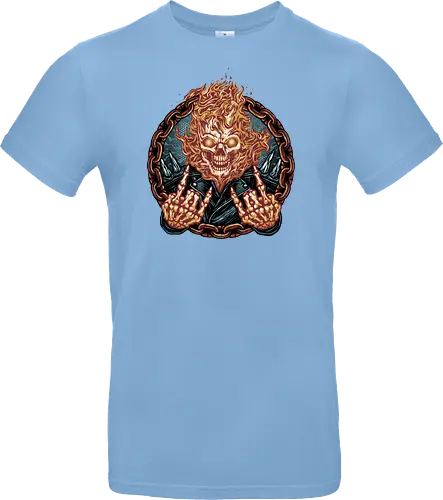 Rider from Hell - Comic, comics, comic book, antihero, movie, film, character, motorcyclist, Paranormal - Standard T-Shirt