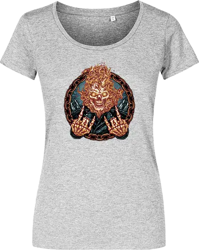 Rider from Hell - Comic, comics, comic book, antihero, movie, film, character, motorcyclist, Paranormal - Damen T-Shirt