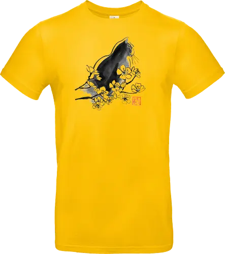 profil sakura cat - cat, sumie, japan - Standard T-Shirt
