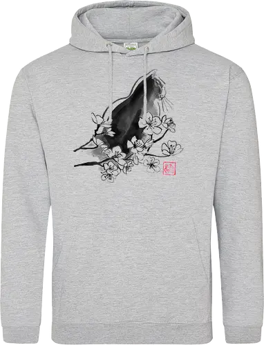 profil sakura cat - cat, sumie, japan - Standard Hoodie