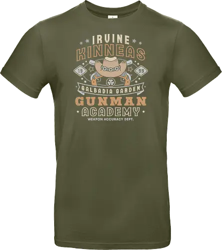 Irvine Kinneas Academy Grunge - fantasy, seed, video game, gaming, gamer, Squall, Rinoa, Cactus, fantasy 8, irvine kinneas, Kweh, Cloud, jrpg, irvine kinneas, Zell - Standard T-Shirt