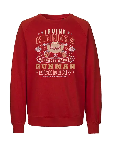 Irvine Kinneas Academy Grunge - fantasy, seed, video game, gaming, gamer, Squall, Rinoa, Cactus, fantasy 8, irvine kinneas, Kweh, Cloud, jrpg, irvine kinneas, Zell - Fairtrade Sweatshirt