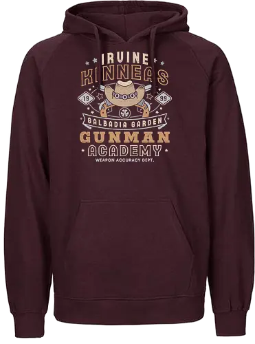 Irvine Kinneas Academy Grunge - fantasy, seed, video game, gaming, gamer, Squall, Rinoa, Cactus, fantasy 8, irvine kinneas, Kweh, Cloud, jrpg, irvine kinneas, Zell - Fairtrade Hoodie