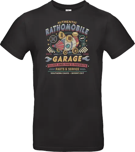 Rathomobile Garage Grunge - the adventures of elliot, rathomobile, elliot, faie, calotesia, video game, gaming, gamer, jrpg, fantasy, adventure, garage - Standard T-Shirt