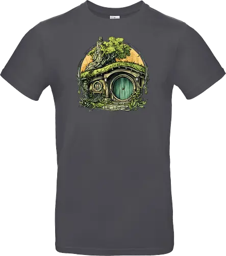 The Shire - lotr, hobbit, middle earth, bilbo, frodo baggins, Pen and Paper, green door, Wizard, fantasy novel, ttrpg gift, one ring, dark lord, sauron - Standard T-Shirt