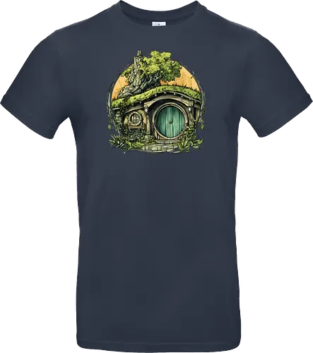 The Shire - lotr, hobbit, middle earth, bilbo, frodo baggins, Pen and Paper, green door, Wizard, fantasy novel, ttrpg gift, one ring, dark lord, sauron - Standard T-Shirt
