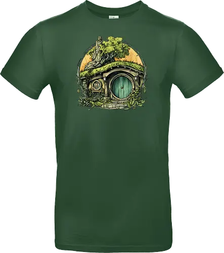 The Shire - lotr, hobbit, middle earth, bilbo, frodo baggins, Pen and Paper, green door, Wizard, fantasy novel, ttrpg gift, one ring, dark lord, sauron - Standard T-Shirt