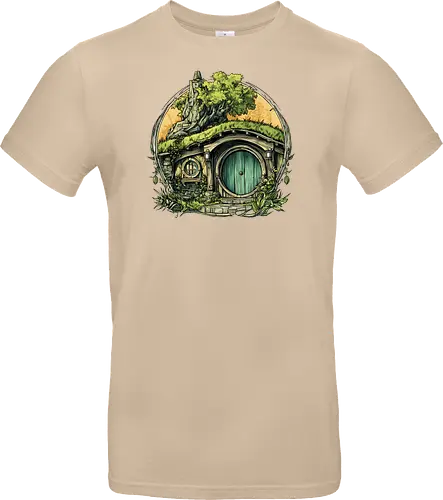 The Shire - lotr, hobbit, middle earth, bilbo, frodo baggins, Pen and Paper, green door, Wizard, fantasy novel, ttrpg gift, one ring, dark lord, sauron - Standard T-Shirt