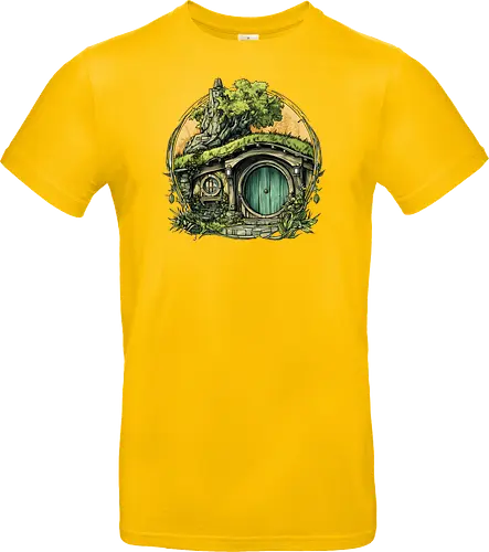 The Shire - lotr, hobbit, middle earth, bilbo, frodo baggins, Pen and Paper, green door, Wizard, fantasy novel, ttrpg gift, one ring, dark lord, sauron - Standard T-Shirt