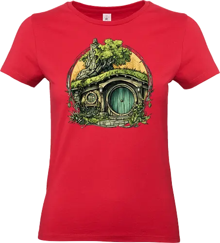 The Shire - lotr, hobbit, middle earth, bilbo, frodo baggins, Pen and Paper, green door, Wizard, fantasy novel, ttrpg gift, one ring, dark lord, sauron - Standard T-Shirt (Frauen)