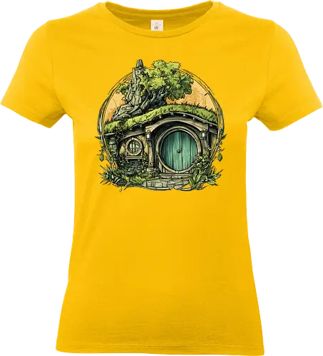 The Shire - lotr, hobbit, middle earth, bilbo, frodo baggins, Pen and Paper, green door, Wizard, fantasy novel, ttrpg gift, one ring, dark lord, sauron - Standard T-Shirt (Frauen)