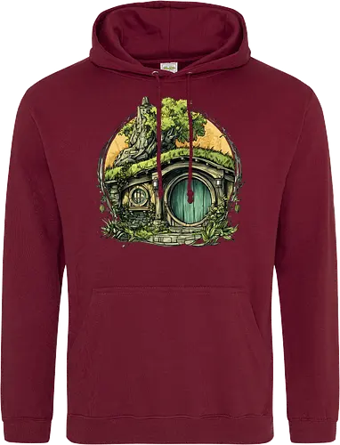 The Shire - lotr, hobbit, middle earth, bilbo, frodo baggins, Pen and Paper, green door, Wizard, fantasy novel, ttrpg gift, one ring, dark lord, sauron - Standard Hoodie