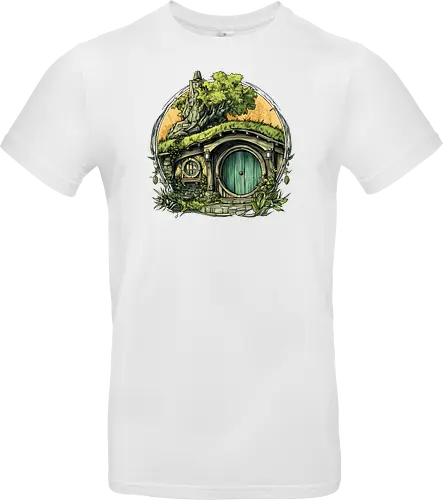 The Shire - lotr, hobbit, middle earth, bilbo, frodo baggins, Pen and Paper, green door, Wizard, fantasy novel, ttrpg gift, one ring, dark lord, sauron - Standard T-Shirt