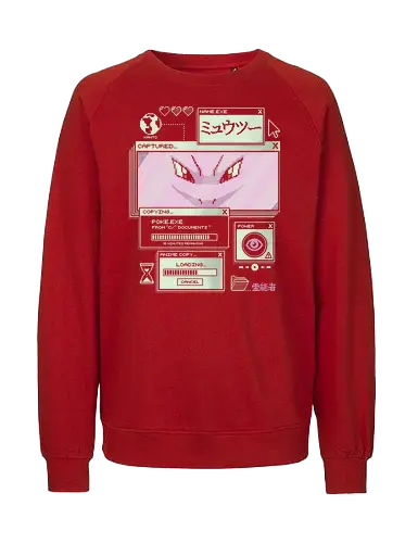 Psychic System - anime, retro, pixel, gaming, mystery, japanese, nostalgia, geek, nerd, purple, legend, psychic - Fairtrade Sweatshirt