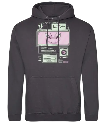 Psychic System - anime, retro, pixel, gaming, mystery, japanese, nostalgia, geek, nerd, purple, legend, psychic - Standard Hoodie
