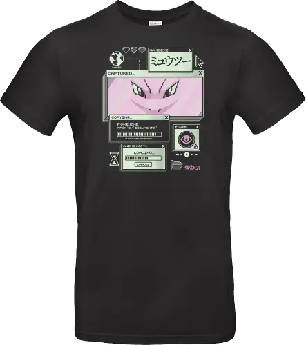 Psychic System - anime, retro, pixel, gaming, mystery, japanese, nostalgia, geek, nerd, purple, legend, psychic - Standard T-Shirt